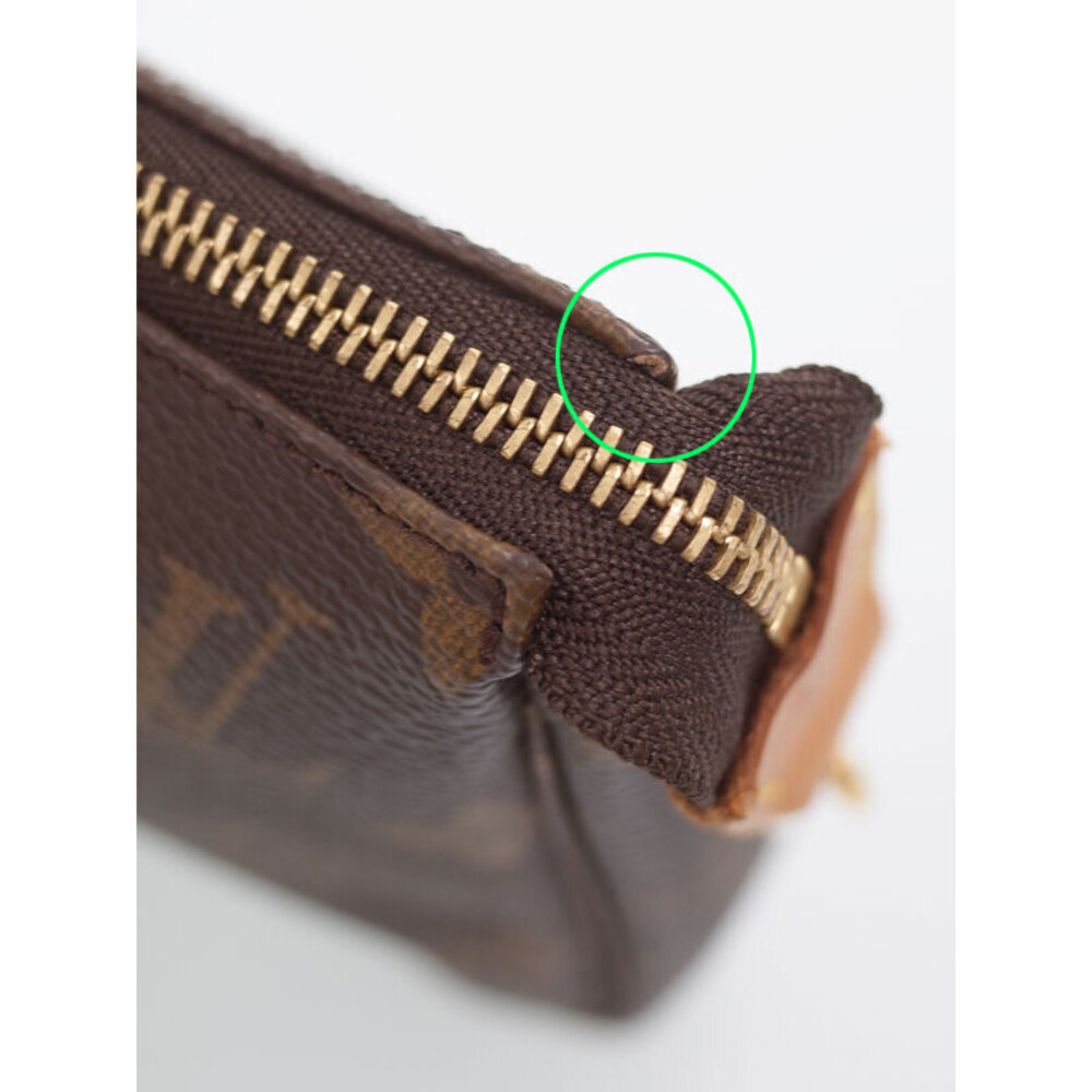 Louis Vuitton Monogram Leather Brown Pochette Accessoires Bag Shoulder Strap - Picture 4 of 9